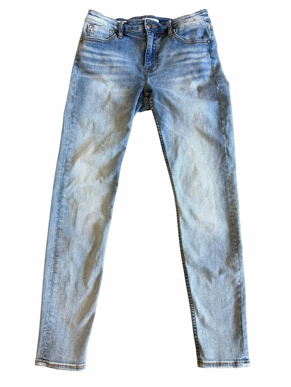 VIGOSS Marley Skinny Jeans Womens Size 27 Light Wash Stretch Mid Rise Ankle Deni